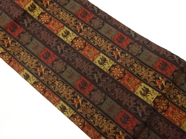 JAPANESE NAGOYA OBI / WOVEN FLOWER